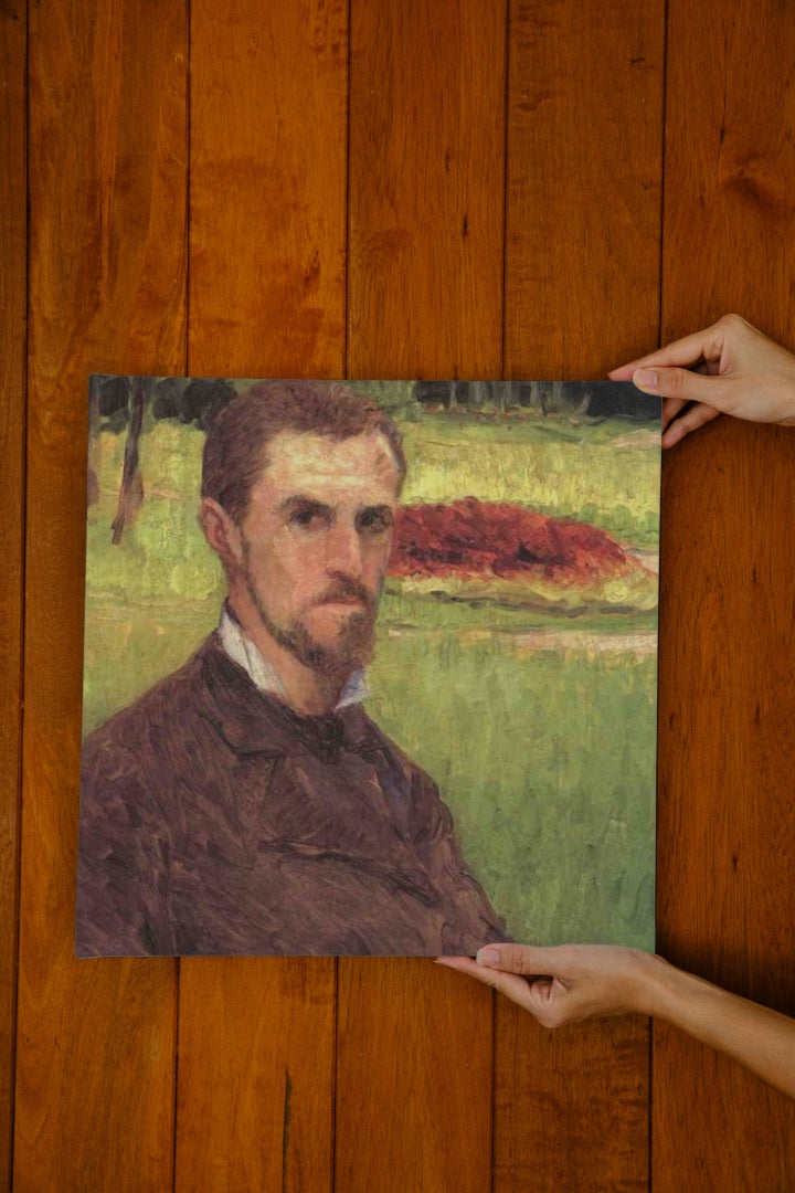 Self-Portrait by Gustave Caillebotte Impressionism Art dated 1878