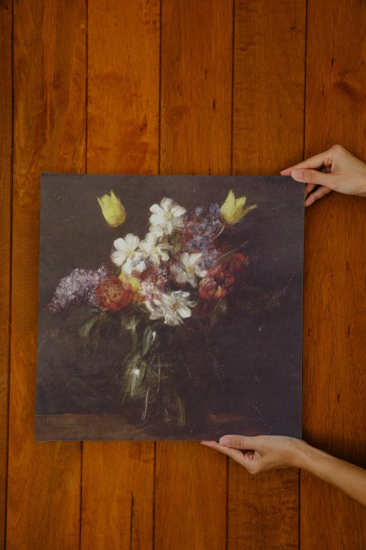 Flowers by Henri Fantin-Latour Realism Art dated 1863