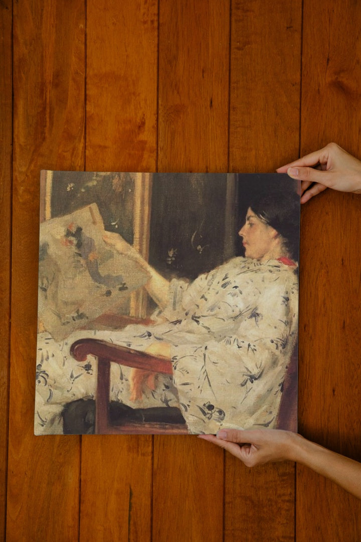 The Japanese Print by William Merritt Chase Japonism Art dated 1888