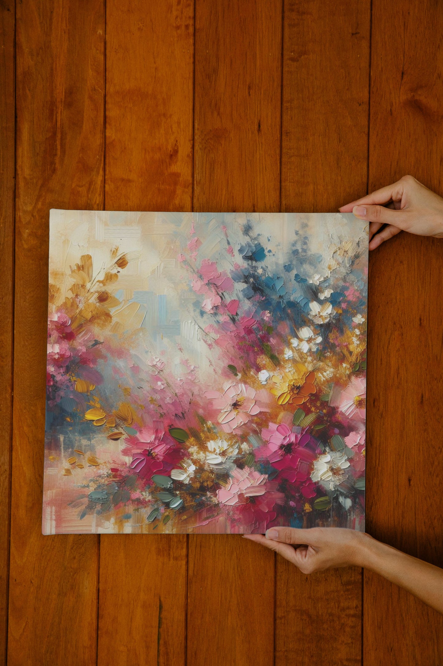 Vividus Vyanjana Floral Oilpainting