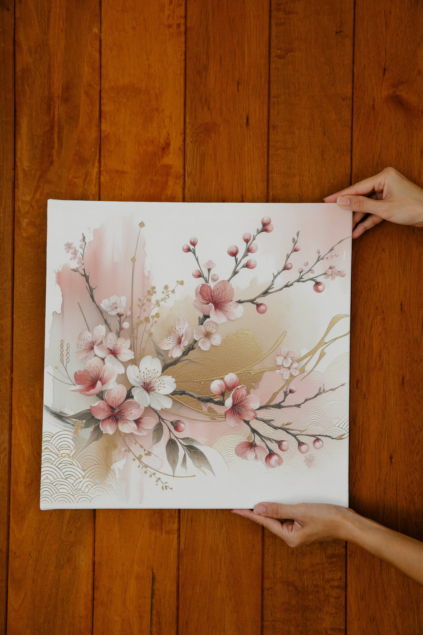 Auroralis Virenta Sakura: Modern Japanese Watercolor Art