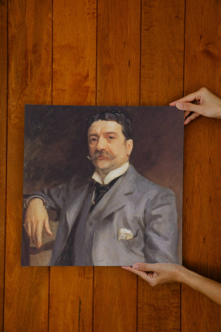 Portrait of Louis Alexander Fagan by John Singer Sargent Realism Art dated 1893