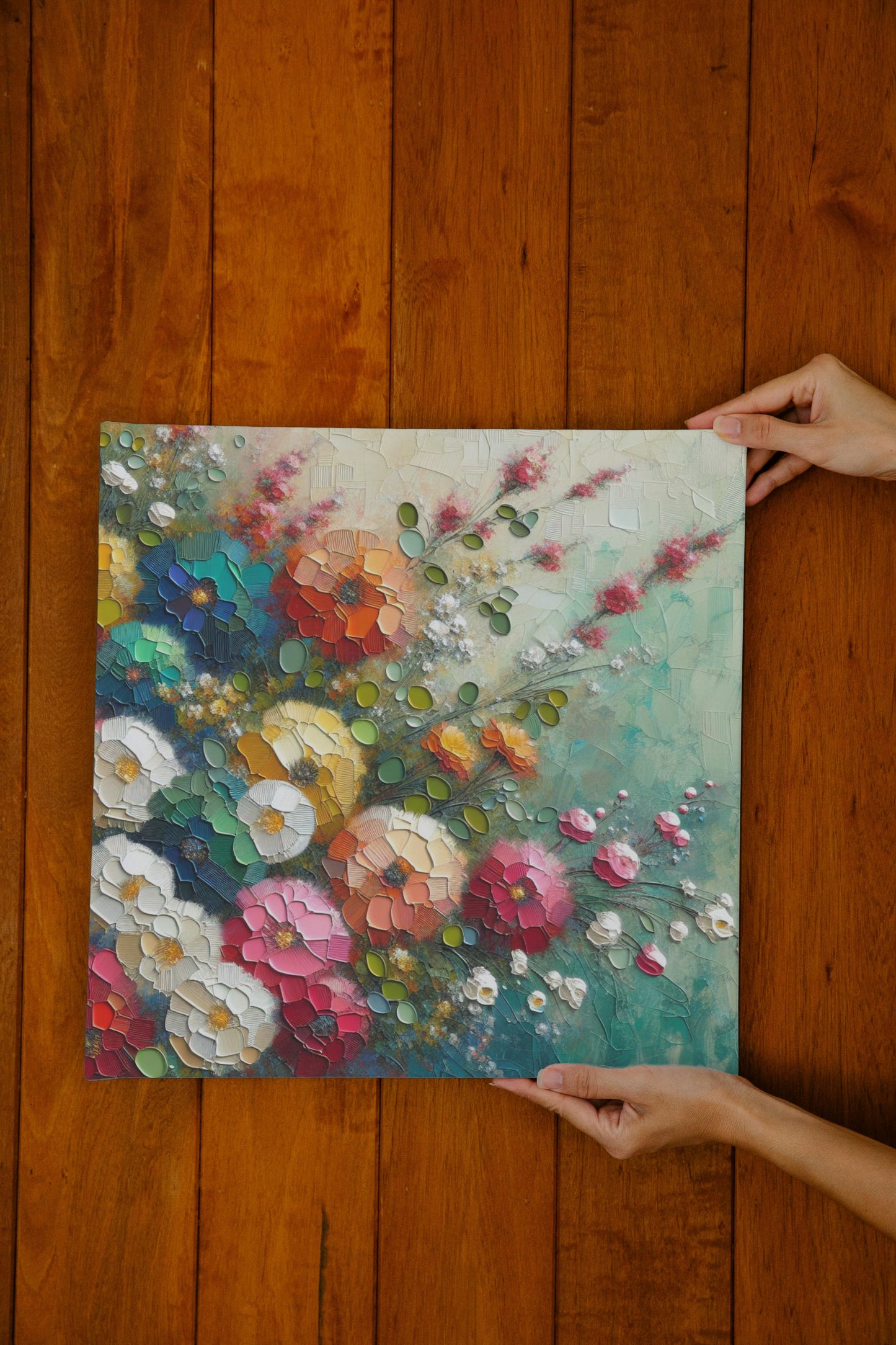 Vibrantus Florigo Floral Oilpainting Art