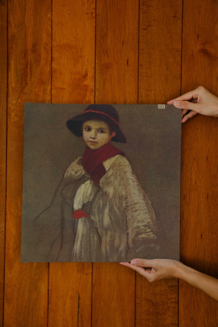 A SHEPHERD-BOY OF FELSOBANYA by Marianne Stokes Impressionism Art dated 1909