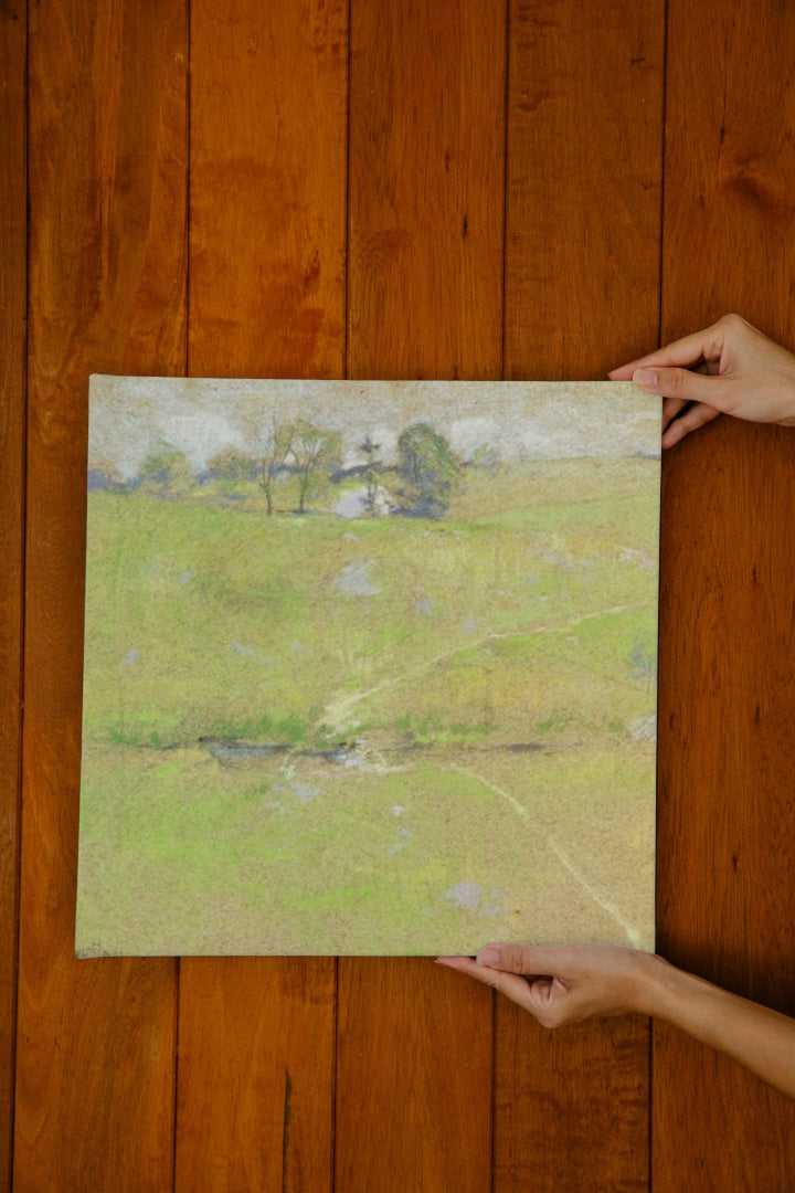 Path in the Hills, Branchville, Connecticut by John Henry Twachtman Impressionism Art dated 1891