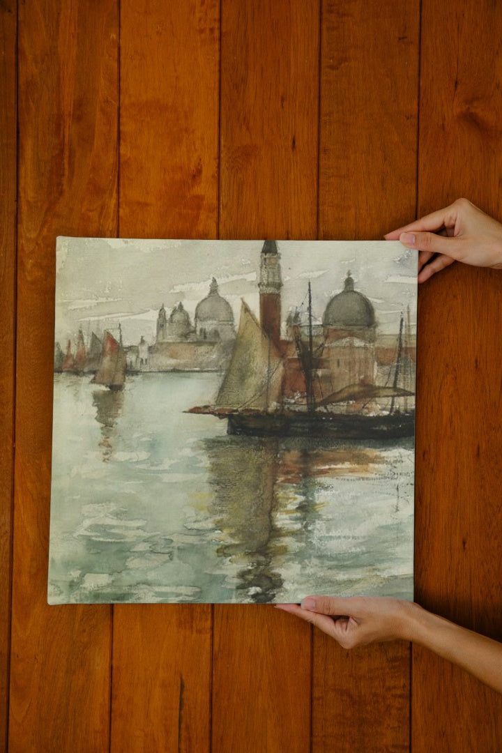 Venice by John Henry Twachtman Impressionism Art dated 1881