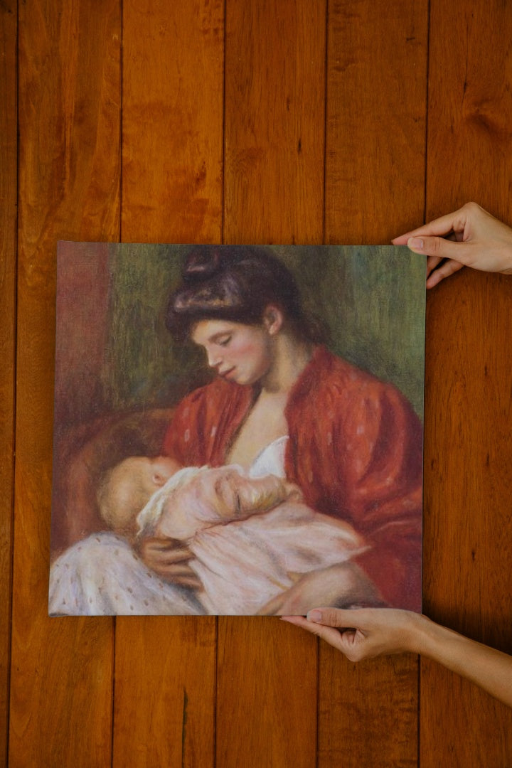 Young Mother by Pierre-Auguste Renoir Impressionism Art dated 1898