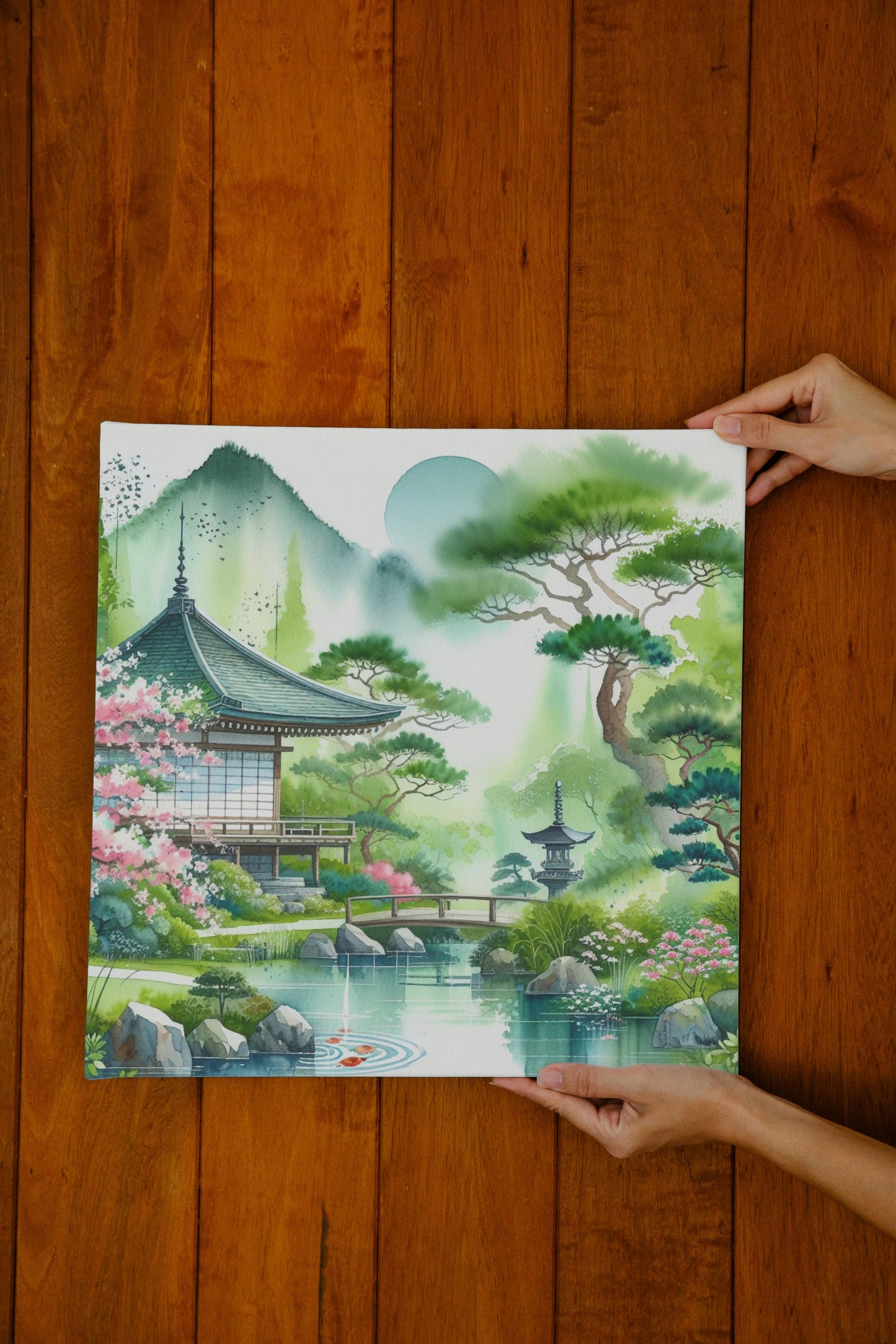 Seraphic Anugraha Japanese Watercolor Panorama