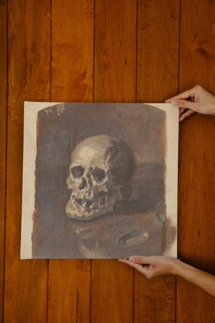 Study of skull by Nicholas Roerich Realism Art dated 1894