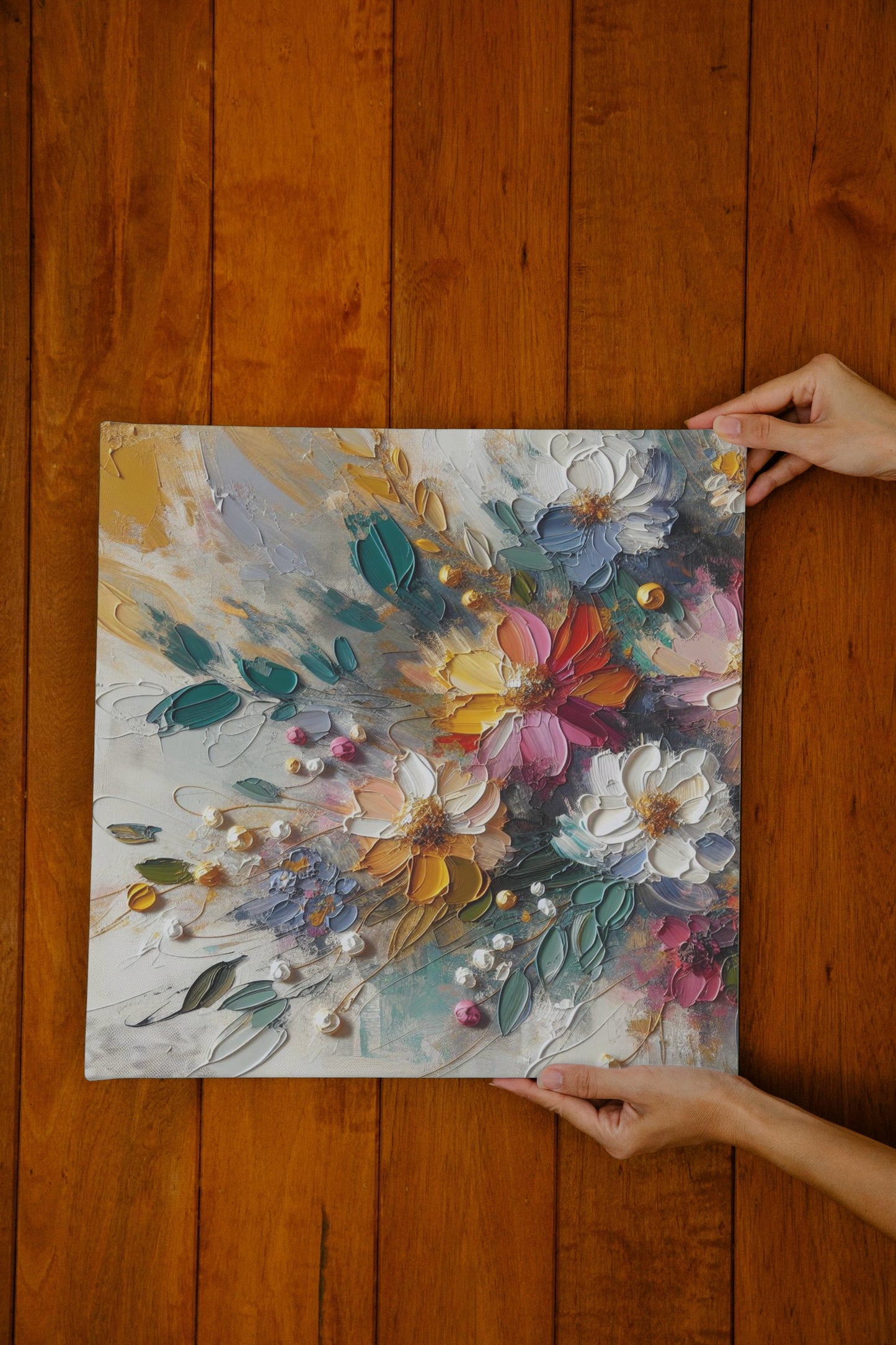 Vibrantus Blossomus: Floral Oilpainting Art