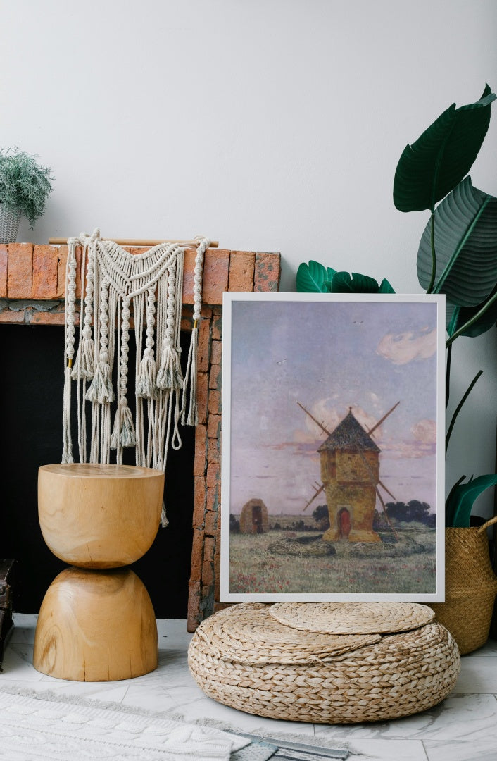 Windmill near Guerande by Ferdinand du Puigaudeau Neo-Impressionism Art