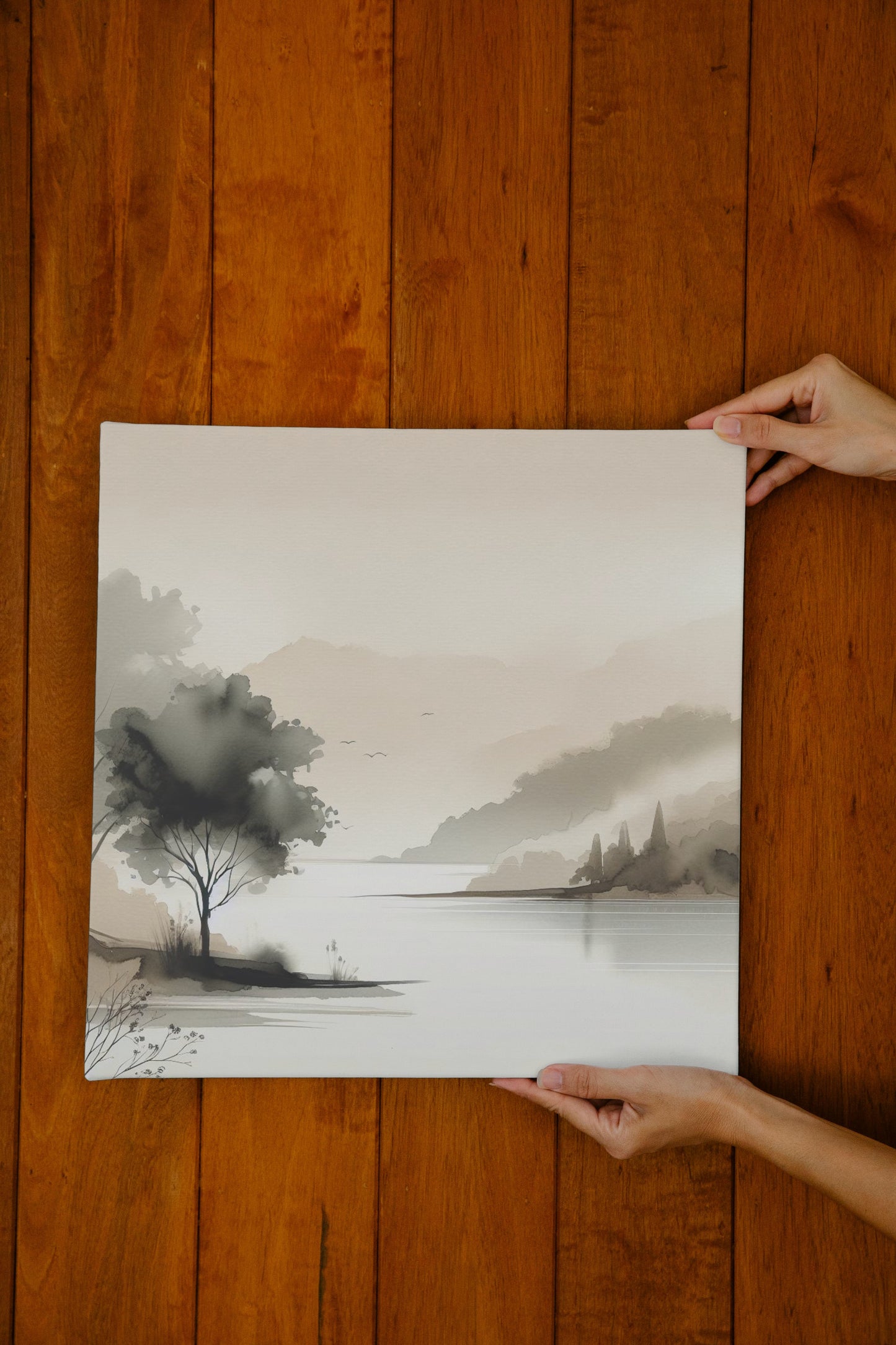 Serene Ananta Vistāra Landscape Art