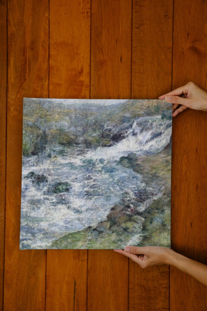 The Torrent by John Henry Twachtman Impressionism Art dated 1900