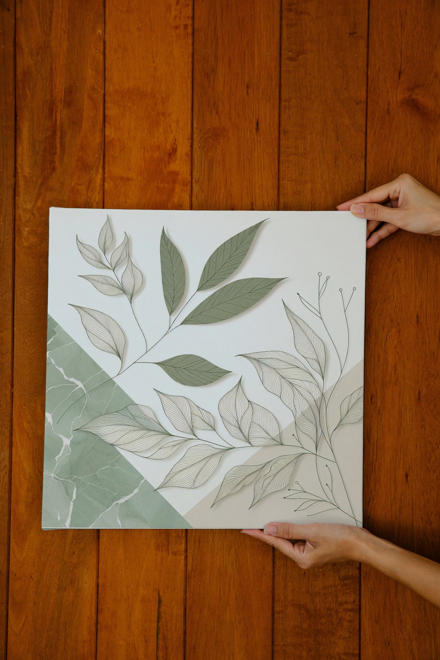 Verdant NaturaLignum Botanical Illustris Art