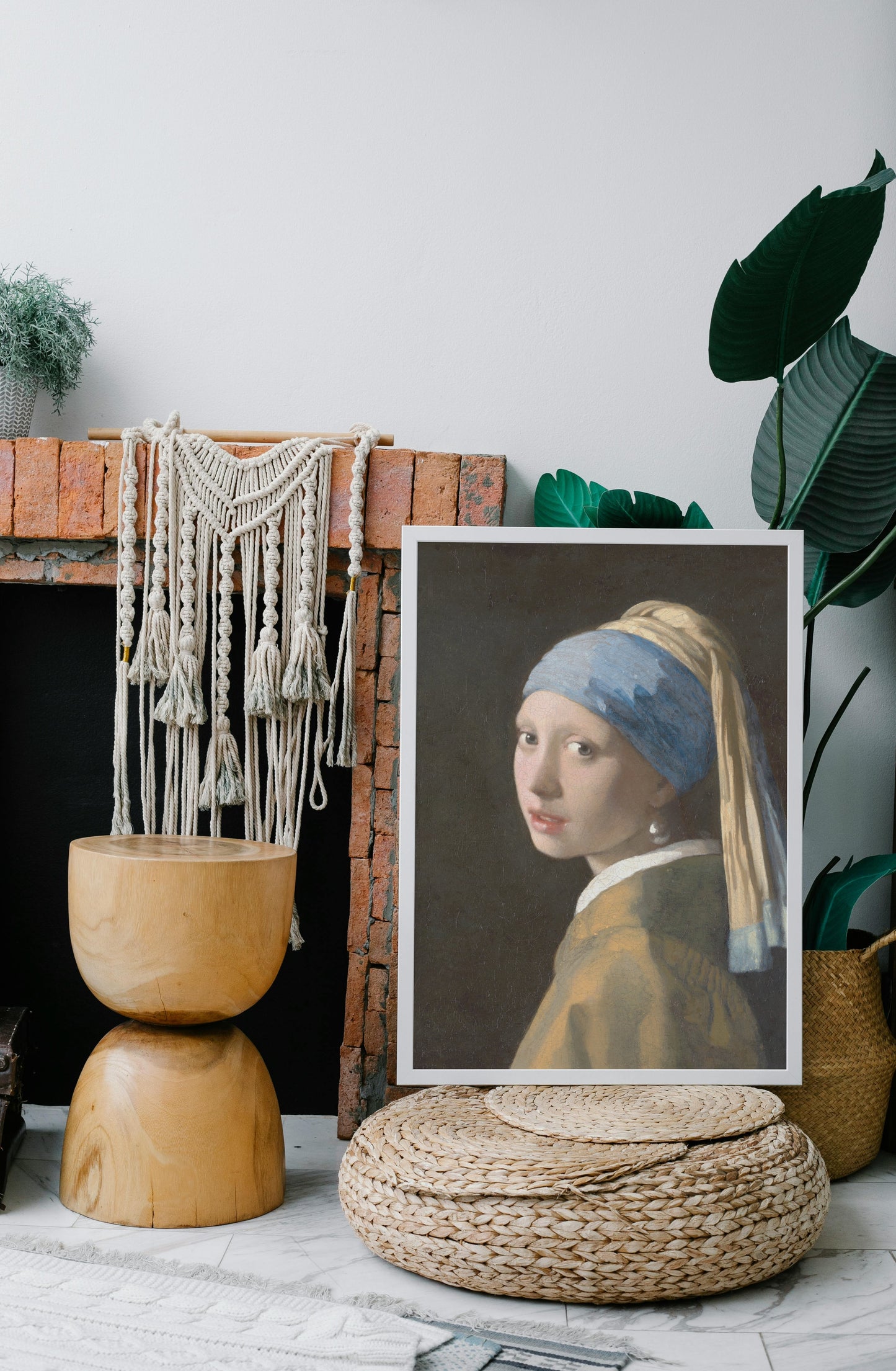 Girl with a Pearl Earring - Reprint of Johannes Vermeer's Masterpiece