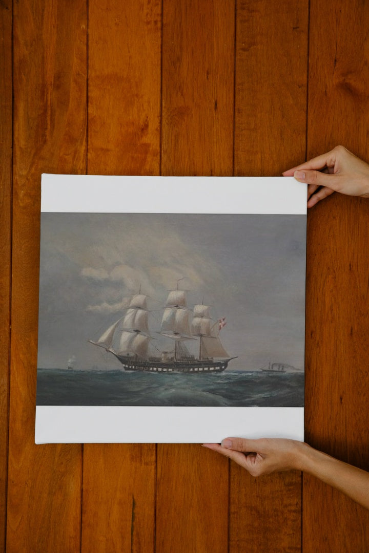 The frigate &quot;Sjelland&quot; by Ioannis Altamouras Realism Art