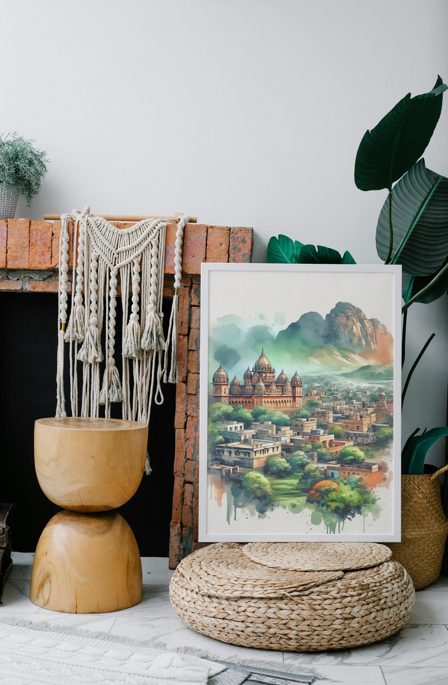 Serenus Virentis Indian Landscape Art: Captivating Cities, Quaint Villages, and Ethereal Towns