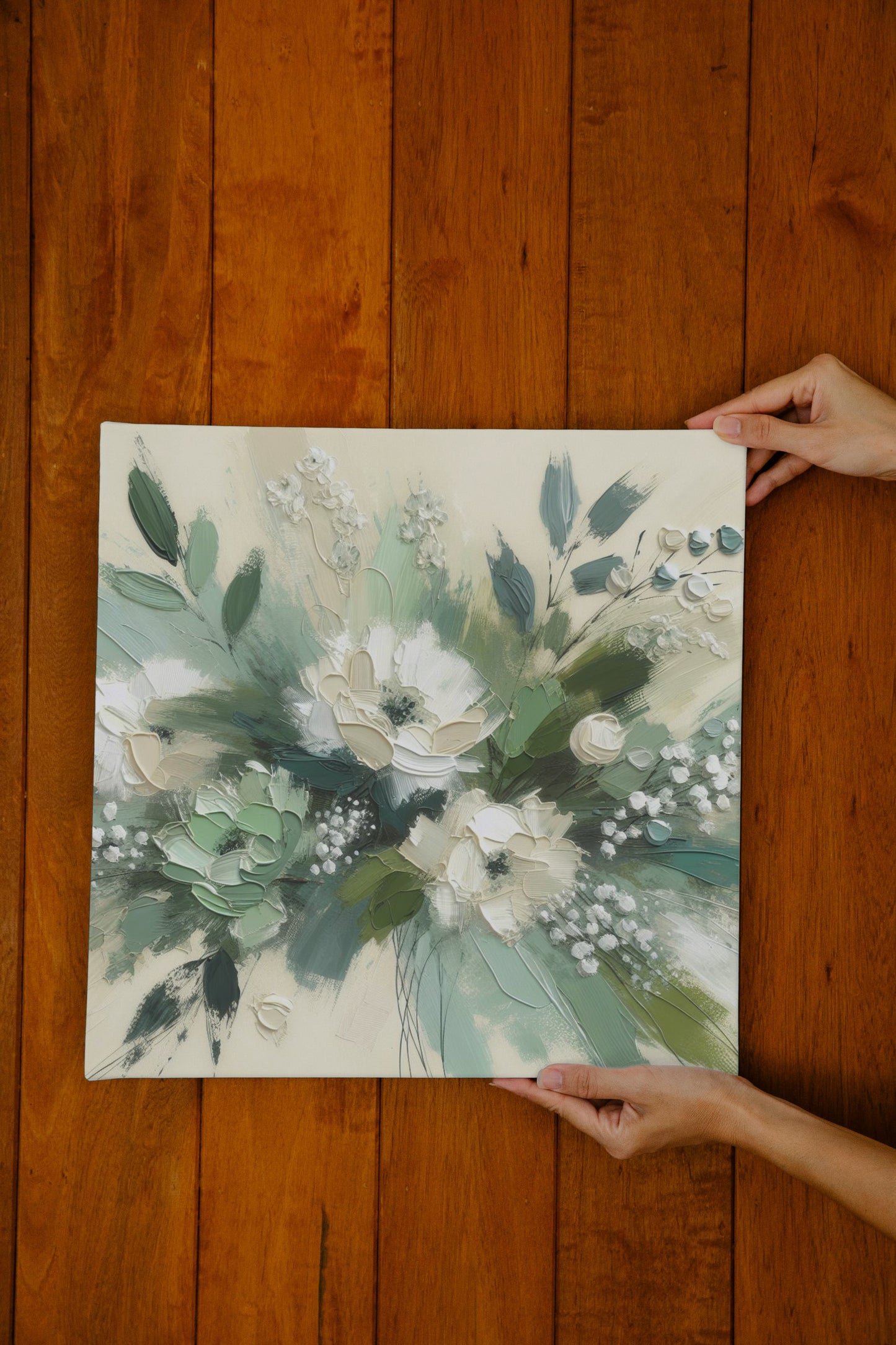 Pulchritudinous Vipulina Floral Oilpainting Art