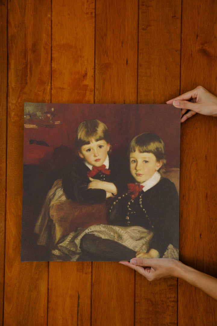 Portrait of Two Children by John Singer Sargent Realism Art dated 1887