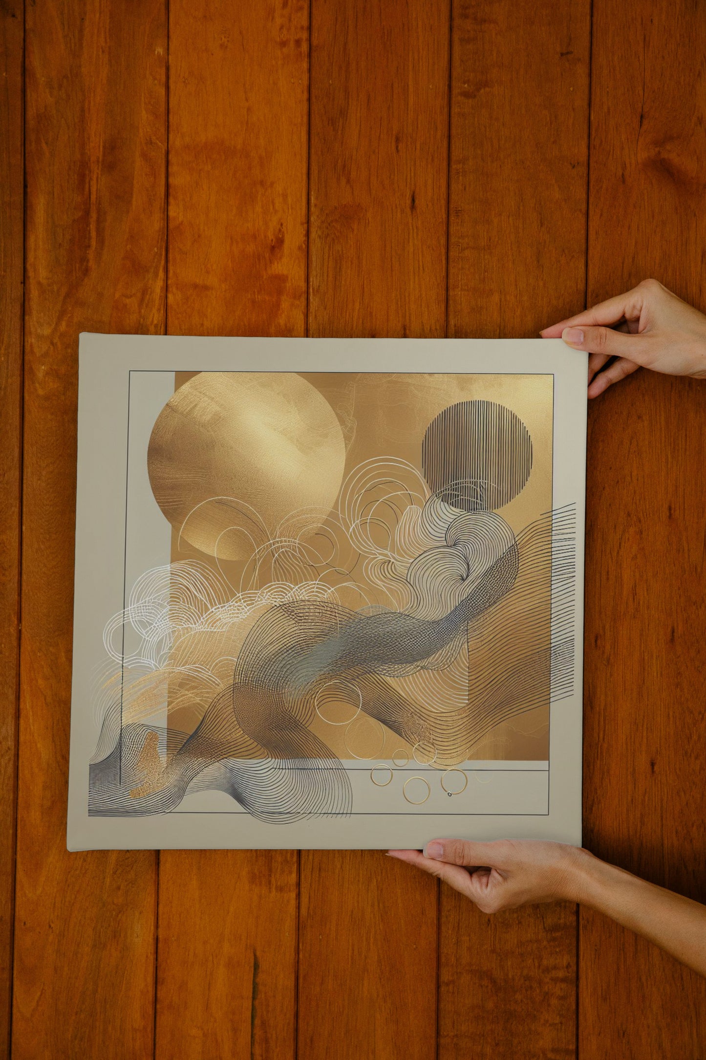 Aurum Suptika Serene Abstract Art