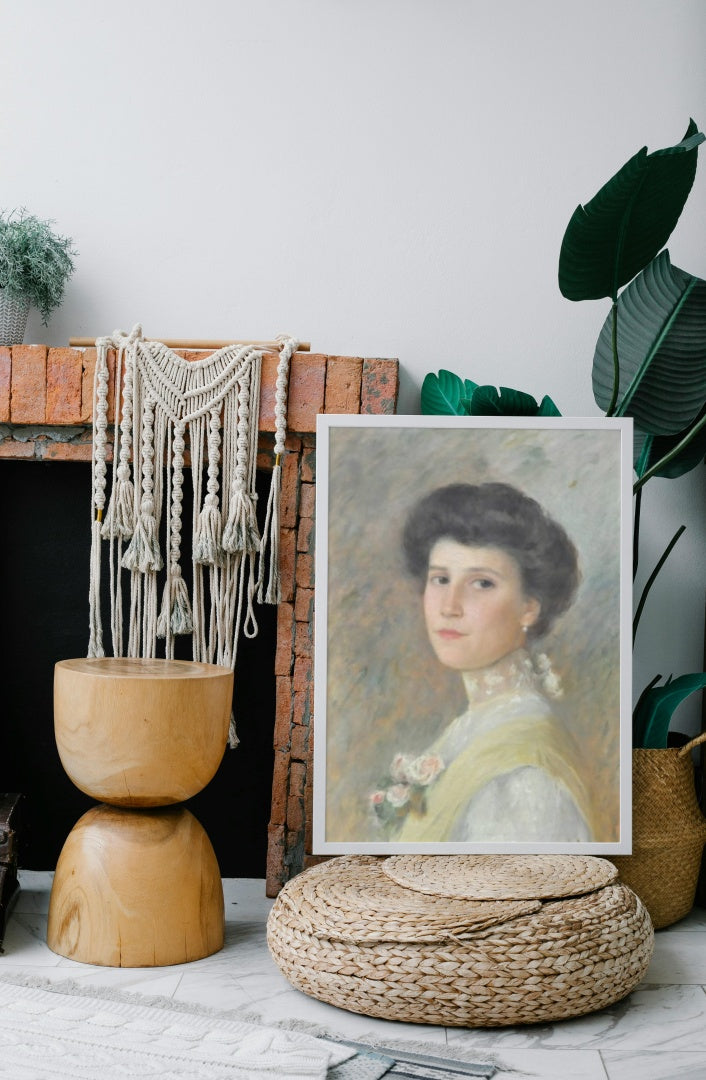 Portrait of Miss Asunci&#243;n Bartrina by Joan Brull Art Nouveau (Modern) Art