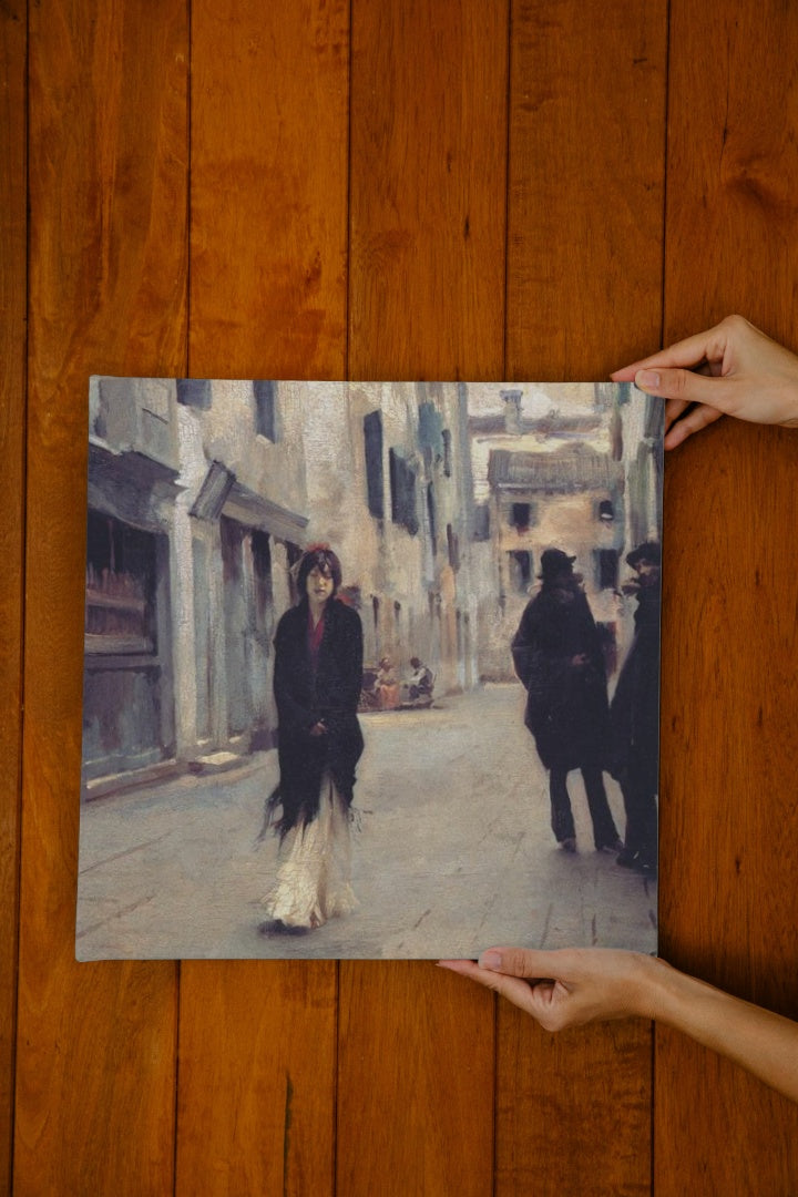 Street in Venice by John Singer Sargent Impressionism Art dated 1882