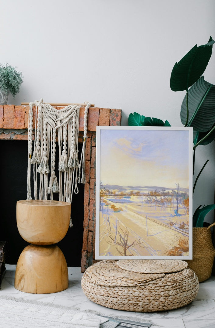 View of Kościuszko Mound from the artist&#39;s atelier by Stanisław Wyspiański Art Nouveau (Modern) Art dated 1904