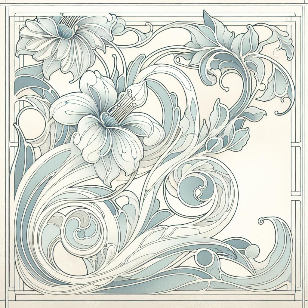 Celestis Aetheris Serenity - Art Nouveau Elegance