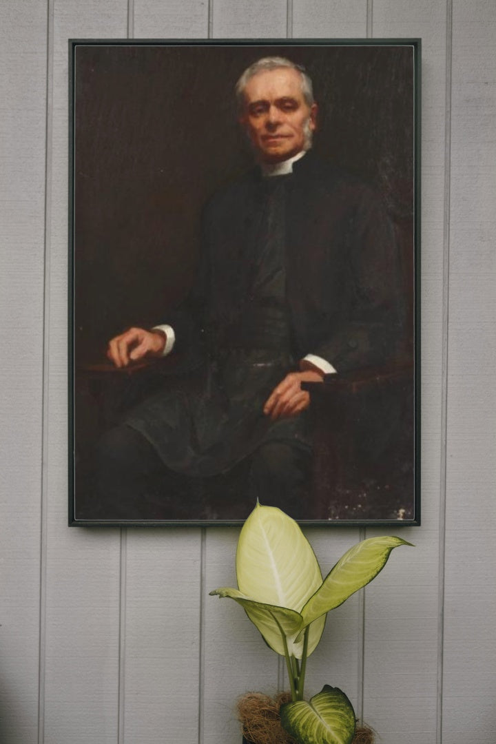 The Reverend Canon Boyce by Julian Ashton Realism Art dated 1917