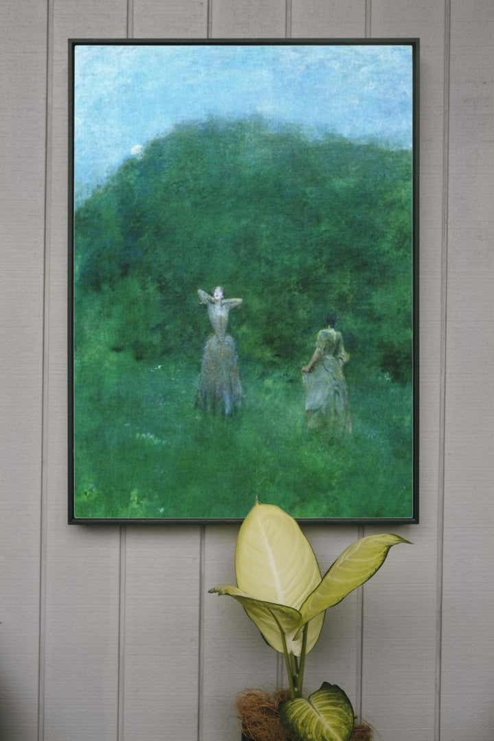 Summer by Thomas Dewing Tonalism Art dated 1893