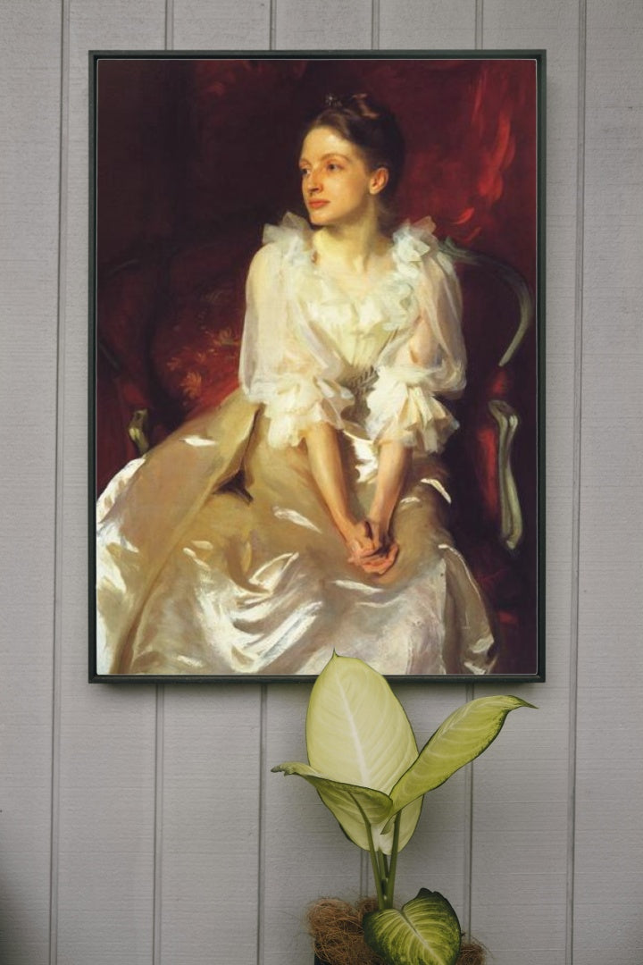 Helen Dunham by John Singer Sargent Realism Art dated 1892