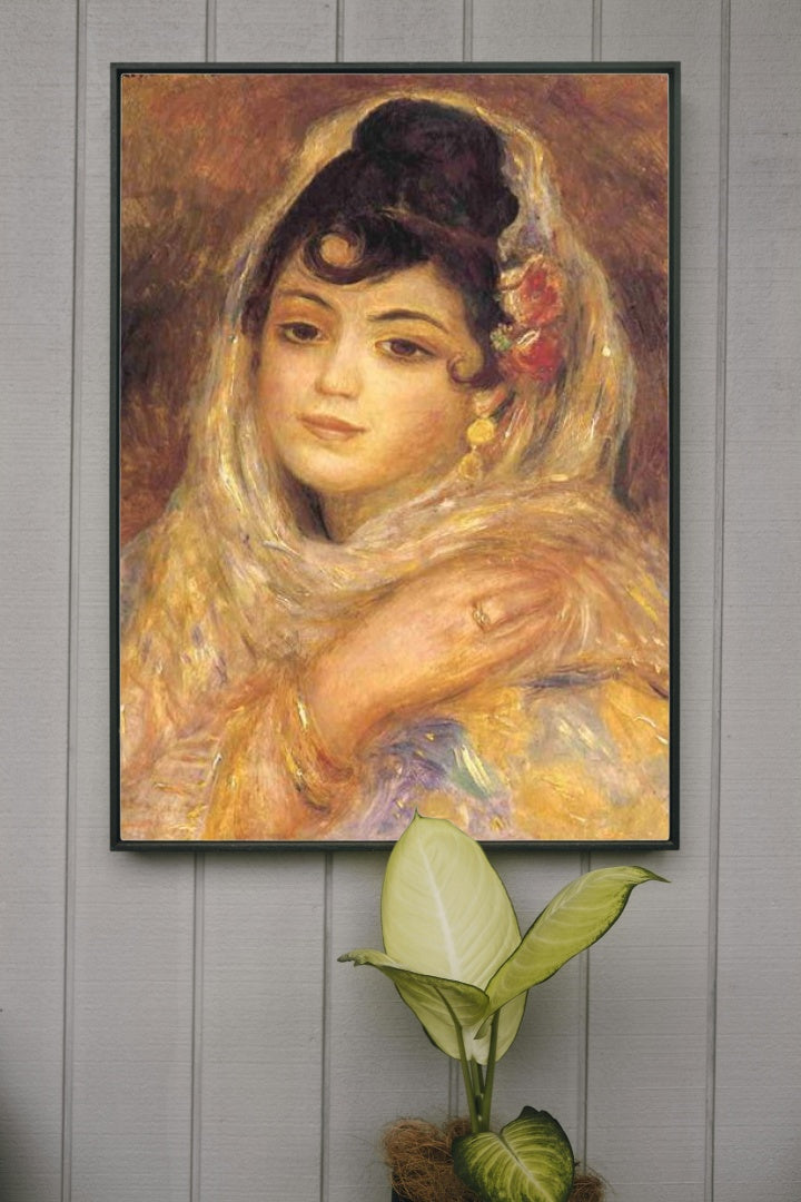 Algerian Woman by Pierre-Auguste Renoir Impressionism Art dated 1881