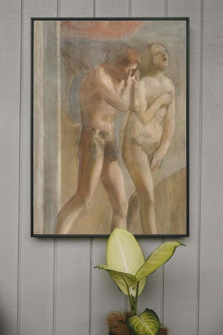 Expulsion of Adam and Eve, after Masaccio by Magnus Enckell Symbolism Art dated 1898