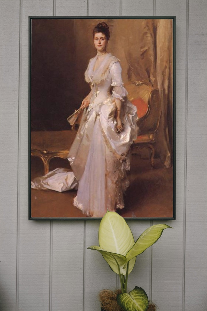 Mrs. Henry White (Margaret Daisy Stuyvesant Rutherford) by John Singer Sargent Realism Art dated 1883