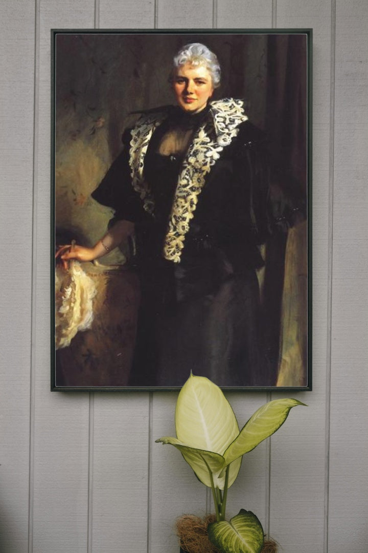 Mrs. Ernest Hill (Constance Malanie Wynne Roberts) by John Singer Sargent Realism Art dated 1894