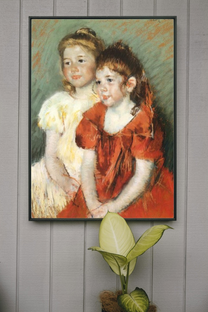 Young Girls by Mary Cassatt Impressionism Art dated 1897