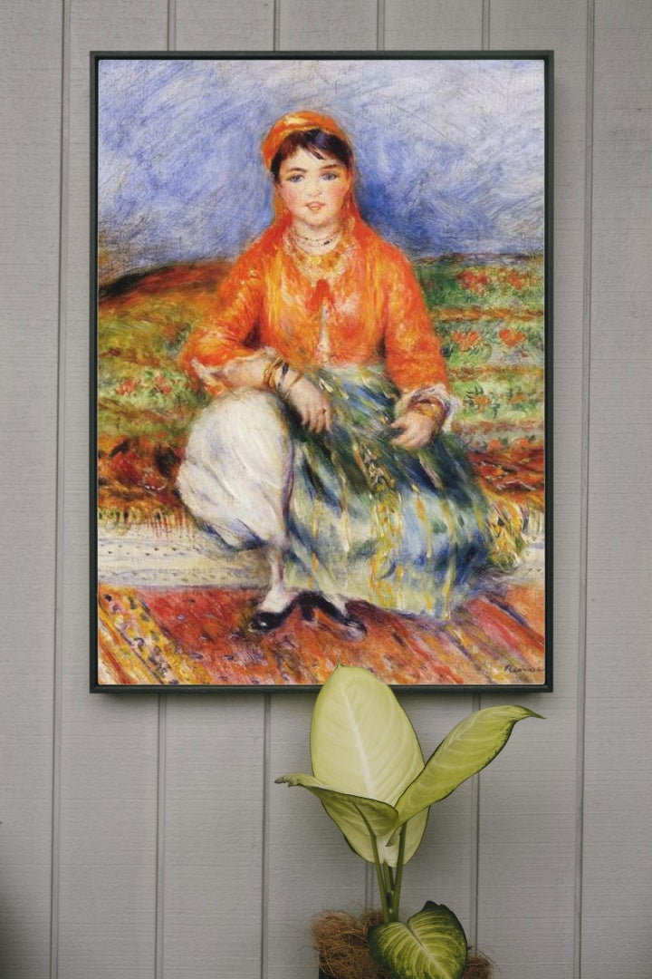 Algerian Girl by Pierre-Auguste Renoir Impressionism Art dated 1881