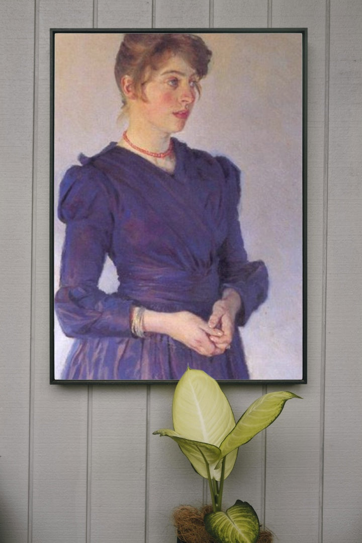 Marie Kroyer by Peder Severin Kroyer Realism Art dated 1889