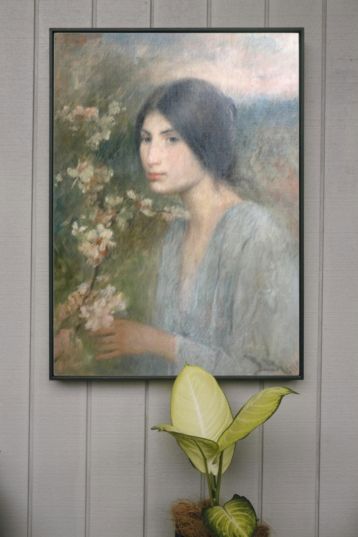 Springtime by Joan Brull Art Nouveau (Modern) Art dated 1906