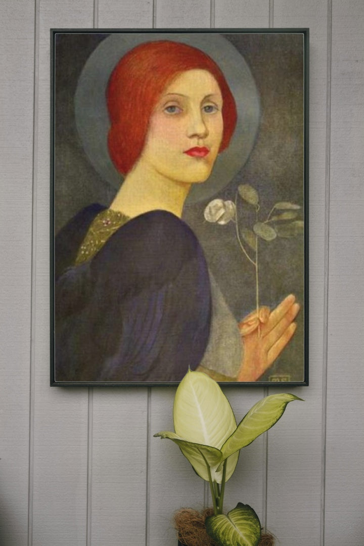 An Angel by Marianne Stokes Art Nouveau (Modern) Art