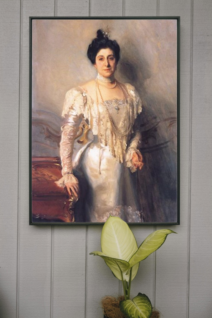 Mrs. Asher Wertheimer (Flora Joseph) by John Singer Sargent Realism Art dated 1898