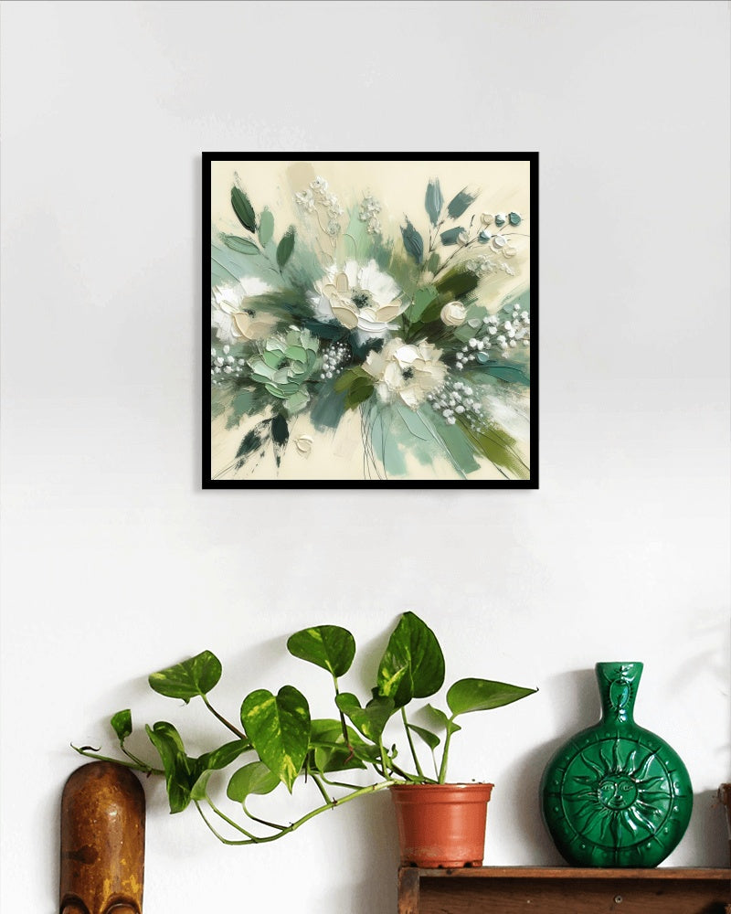 Pulchritudinous Vipulina Floral Oilpainting Art