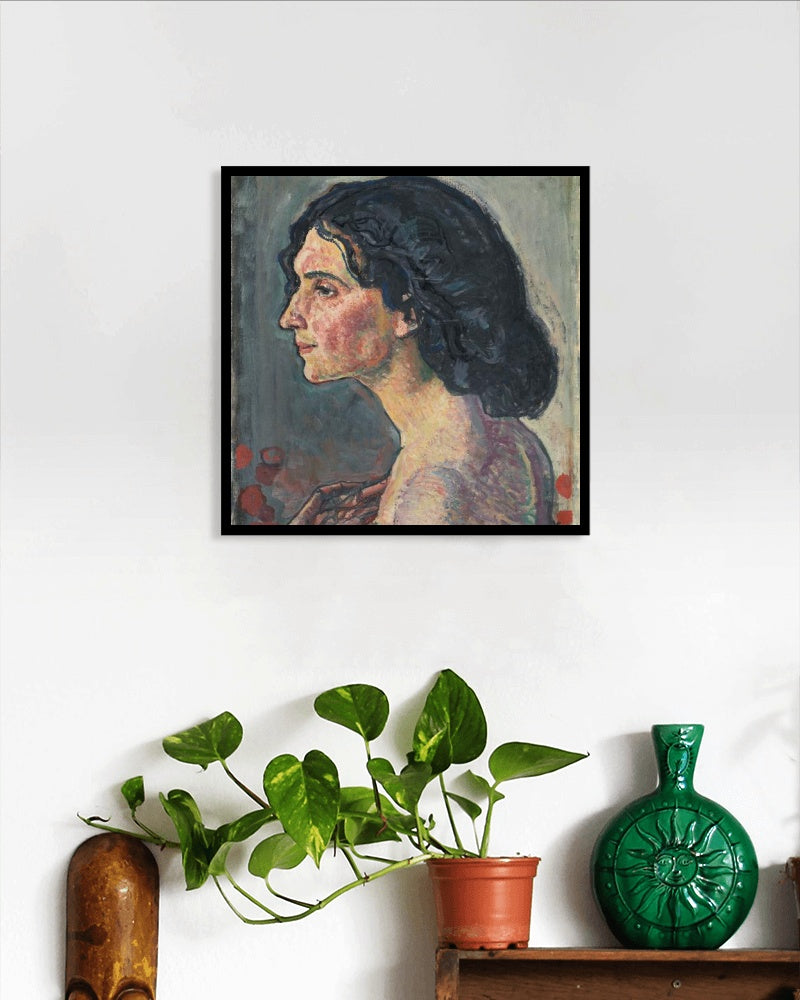 Giulia Leonardi by Ferdinand Hodler Art Nouveau (Modern) Art dated 1910