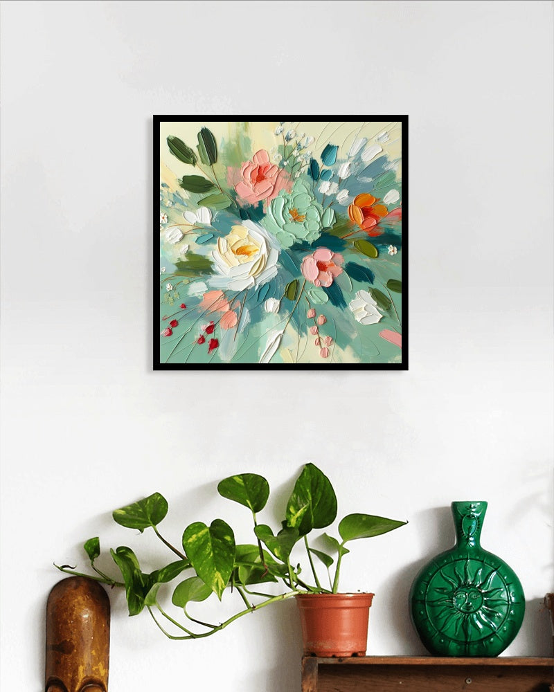 Luminiscenta Pristina Floral Oilpainting Art