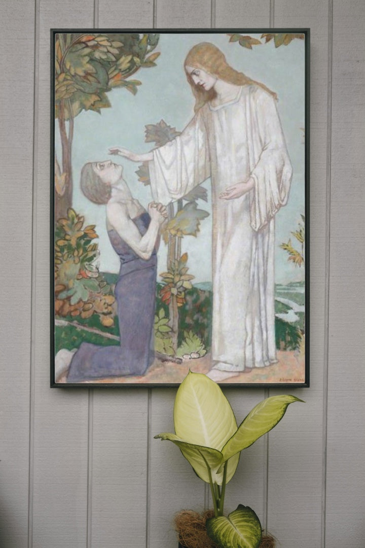 &#39;According to Your Faith Be It Unto You&#39; by John Duncan Symbolism Art