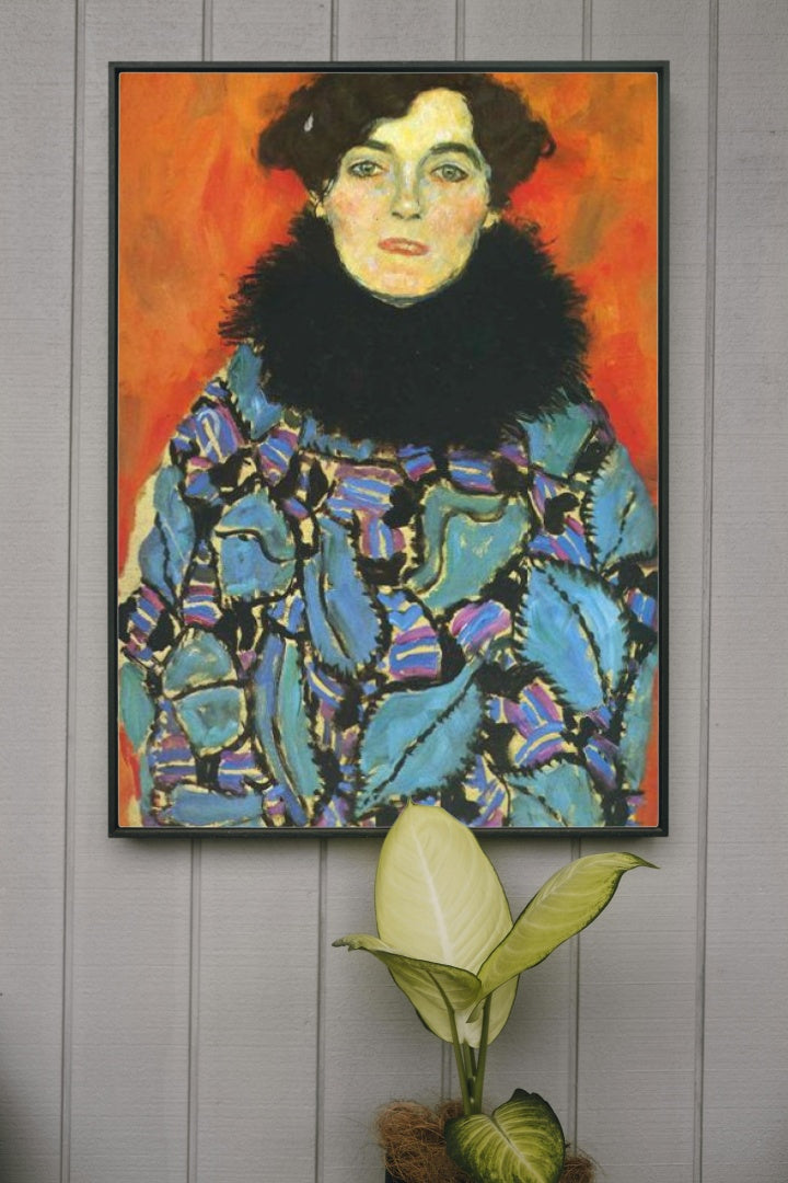 Portrait of Johanna Staude by Gustav Klimt Art Nouveau (Modern) Art dated 1918