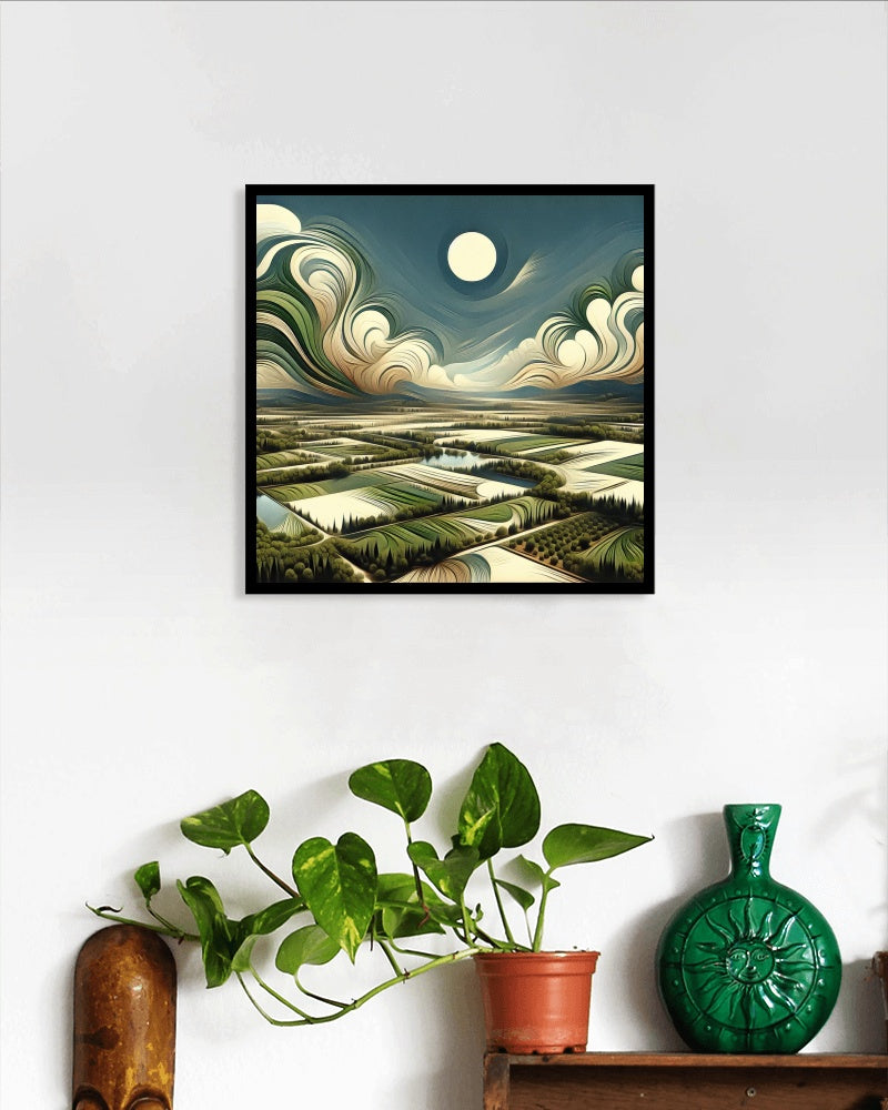 Verdantus Seraphic Landscape Oilpainting Art