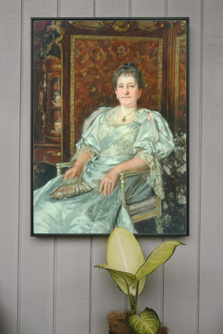 Mrs Alfred Illingworth by James Charles Realism Art