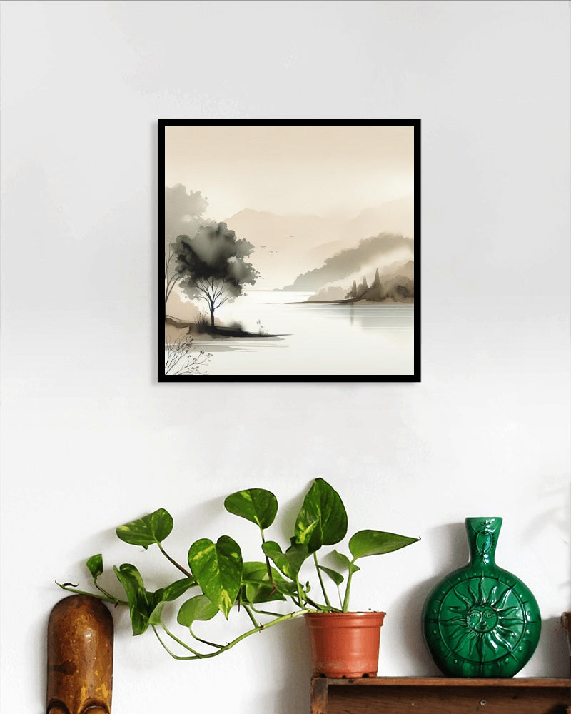 Serene Ananta Vistāra Landscape Art