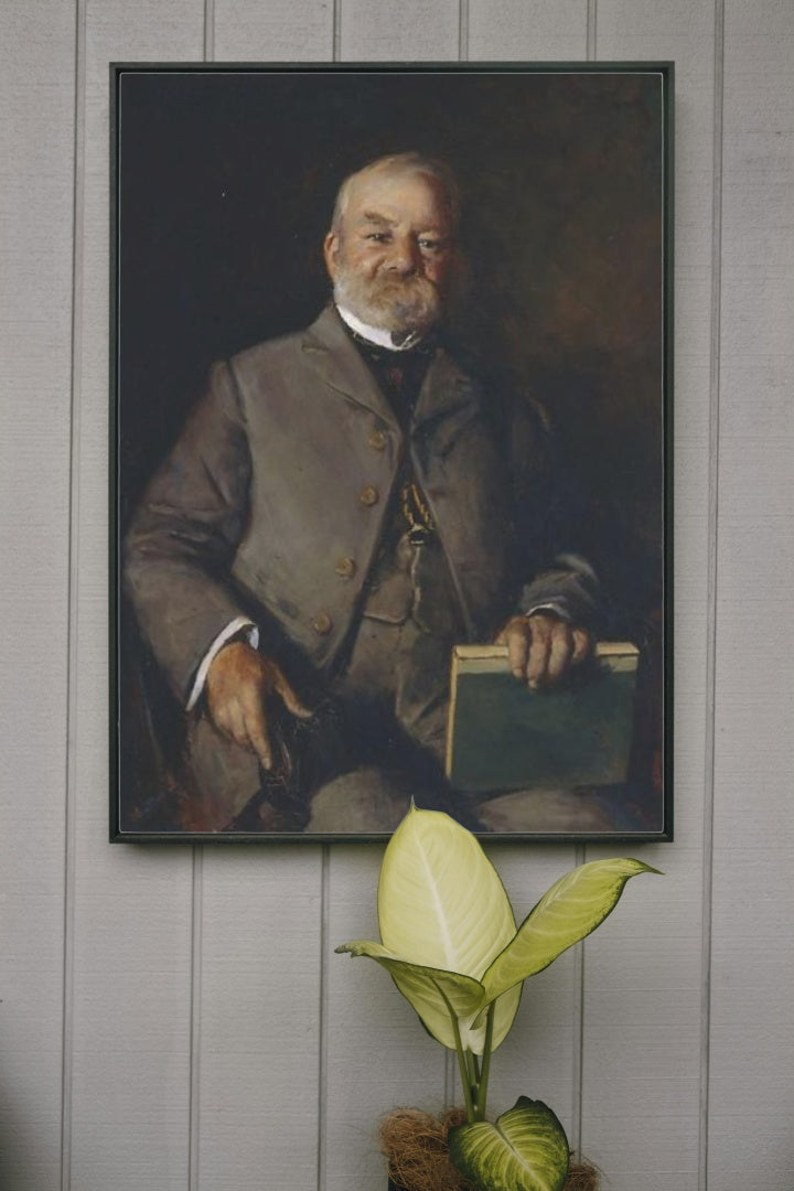 The Hon. Henry Gullett MLC by Julian Ashton Realism Art dated 1905